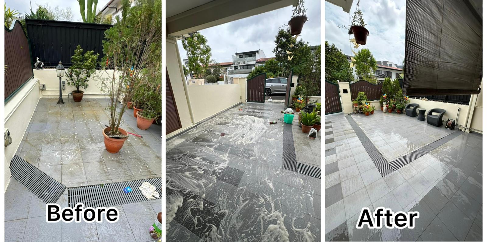 Patio & Outdoor Tile Cleaning Service in Singapore